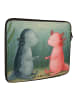 Mr. & Mrs. Panda Hülle Laptop Axolotl Liebe Design ohne Spruch in Weiß