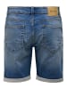 ONLY & SONS Jeans-Shorts in Medium Blue Denim