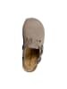 Divine Factory Kinder-Pantoletten aus Leder Boreali BS Grau