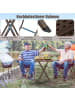 COSTWAY Gartentisch 60x60x72cm in Braun