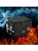 relaxdays Dokumententasche in Schwarz - (B)40 x (H)27 x (T)33 cm