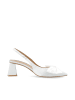 Bianco Slingbacks in OffWhite