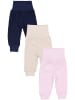 TupTam Baby Mädchen Lange Pumphose 3er Pack in beige/rosa