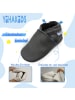 Yihakids Baby Krabbelschuhe aus Leder, weiche Lauflernschuhe mit rutschfester Sohle 