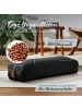 DoYourFitness Yoga-Bolster Paravati gefüllt Buchweizen schwarz eckig Schwarz