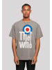 F4NT4STIC Oversize T-Shirt The Who Rock Band in Asphalt