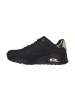Skechers Niedrige Schnürsenkel Sneaker Uno Shimmer Away Schwarz