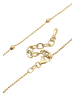 Elli Halskette 925 Sterling Silber Astro, Halbmond, Kugel in Gold