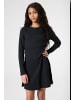 Garcia Langarmkleid A-Form in off black