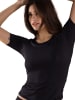 Nina von C. Halbarm Shirt in schwarz