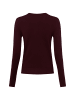 Marie Lund Strickjacke in aubergine - 0004