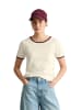 Marc O'Polo DENIM T-Shirt mit Struktur slim in Offwhite