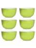 Ritzenhoff & Breker 6er Set Müslischalen Doppio in ø 14 cm in Grün