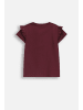 Coccodrillo T-Shirt mit kurzem Ärmel in dunkelrot