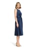 BETTY & CO Midikleid mit Plissee in Dunkelblau