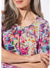 GOLDNER Shirt Druckshirt mit raffinierten Details in bunt / gemustert