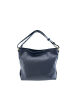 Baldinini Trend Blau Rindsleder Leder Damen Schulter Tasche