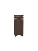 STAR Trading Solar Bodenleuchte ,Marron, Metall, USB und Solar, braun, 40cm, Ø 18,