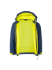 Trollkids Softshelljacke Trollfjord in mystic blue/glow green
