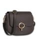 Toscanto Leder Umhängetasche Toscanto Tasche grau ca. 23cm