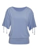 LASCANA Rundhalsshirt in hellblau
