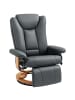 HOMCOM Relaxsessel in Dunkelgrau 78L x 88B x 103H cm
