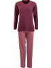 REDBEST Single-Jersey Schlafanzug in rubin