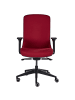 Beliani Professioneller Bürostuhl KAMILON in Rot/Schwarz - (W) 60 x (H) 98 x (L) 65 cm
