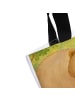 Mr. & Mrs. Panda Tote Bag Wombat Design mit Spruch in Weiß