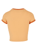 Urban Classics Cropped T-Shirts in paleorange/vintageorange