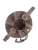 DuDu Filicudi Beuteltasche Leder 14 cm taupe