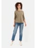 Camel Active Cropped Jeans in Straight Fit in Blau