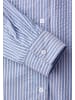Street One Langarm Bluse aus Seersuckerqualität in Blau