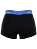 S. Oliver Boxershort 3er Pack in Schwarz Kontrast