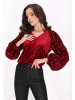 faina Women Blouse in Wine Red