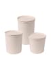 Stoneline Frischhaltedosen-Set aus rPET, 3-tlg., natur in Beige