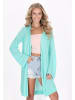IZIA Women Cardigan in turquoise