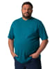 Men Plus Kurzarm T-Shirt in rauchblau