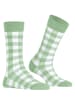 Burlington Vichy Socke in Quiet gree