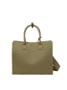 Marc O'Polo Canvas Shopper Model Mara medium in Pure Sage