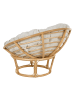 Beliani Sessel SALVO in /Beige - (W) 110 x (H) 77 x (L) 110 cm