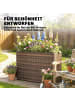 Outsunny Blumenkasten,81L x 28B x 58H cm,Braun