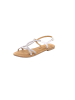 Lazamani Riemchen Sandalen für Damen in silber