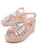 Montevita Sandalen Keilsandalen Sparta Salia6 in Silber