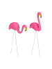 relaxdays 12x Flamingo Figur in Pink