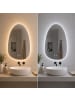 relaxdays Badspiegel "Bogen" - (B)52 x (H)80 cm