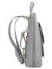 Cluty Rucksack echt Leder in grau