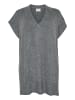 KAFFE curve Poncho KCannett Loose fit in Dark Grey Melange