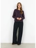 soyaconcept Strickjacke SC_ORLEAN in 95120 PLUM PERFECT MELANGE