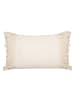 Atmosphera Créateur d'intérieur Dekokissen aus Baumwolle MACRA in Ecru, (B) 30 x (H) 7 x (L) 50 cm